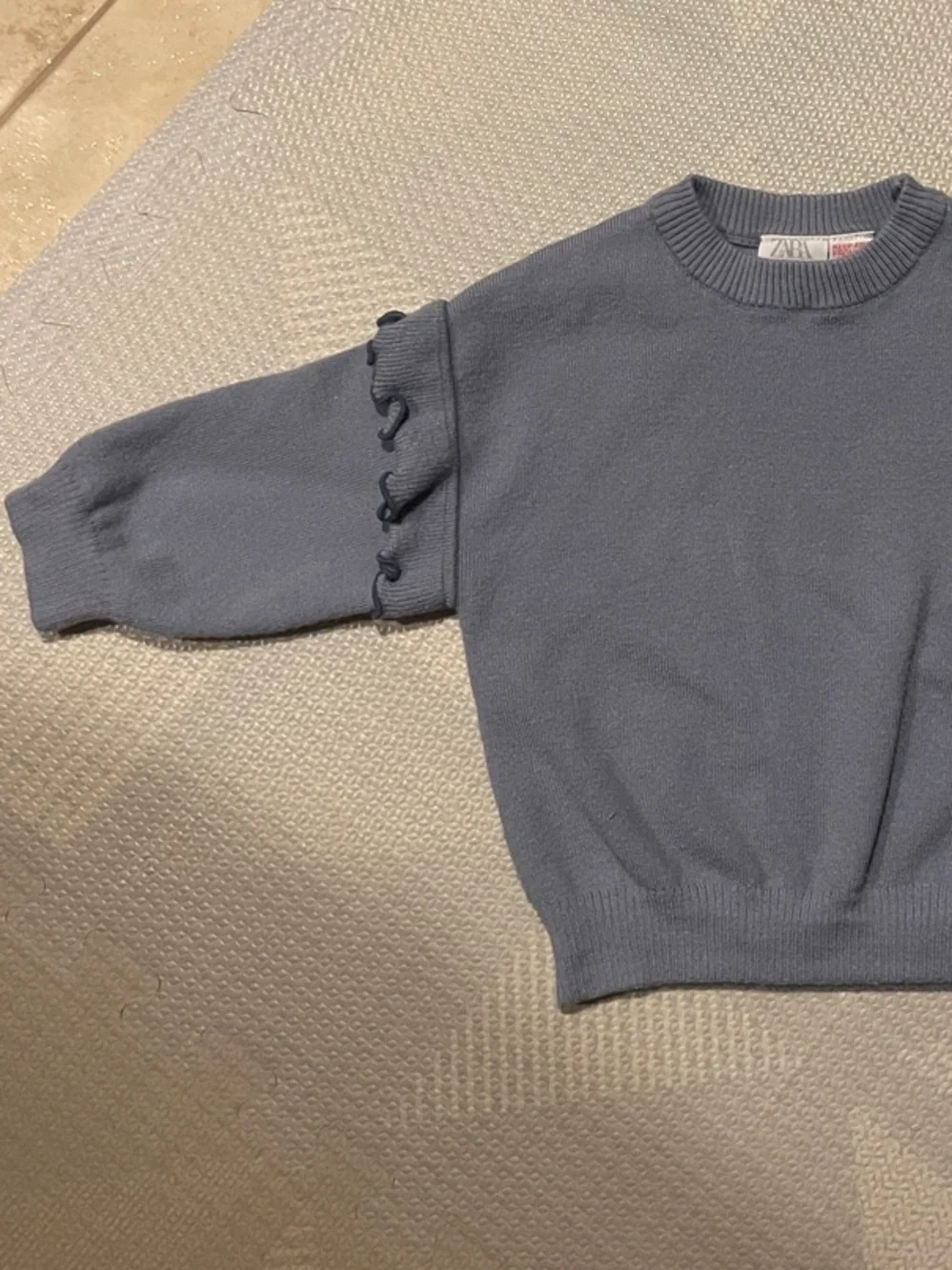 Zara Toddler Blue Knit Sweater & Legging Set